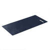 Dacasso Navy Blue Bonded Leather 36" x 17" No Core Rollable Desk Mat/Pad PR-5049